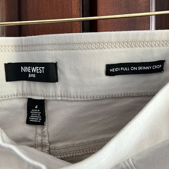Nine West Heidi pull on skinny crop- size 4 - Picture 3 of 6